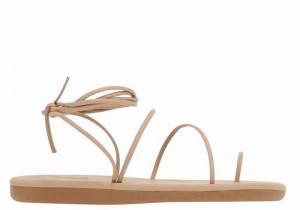 Beige Women Ancient Greek Sandals Du Toe-Post Sandals | XIZ4069CJ