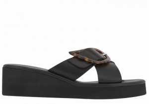 Black Women Ancient Greek Sandals Thais Rainbow Wedge Sandals | DVN5339MD