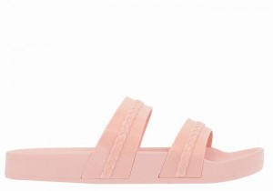 Pink Women Ancient Greek Sandals Meli Slide Sandals | TQG9764AM