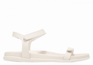 White Women Ancient Greek Sandals Poros Back-Strap Sandals | XFP6057OQ