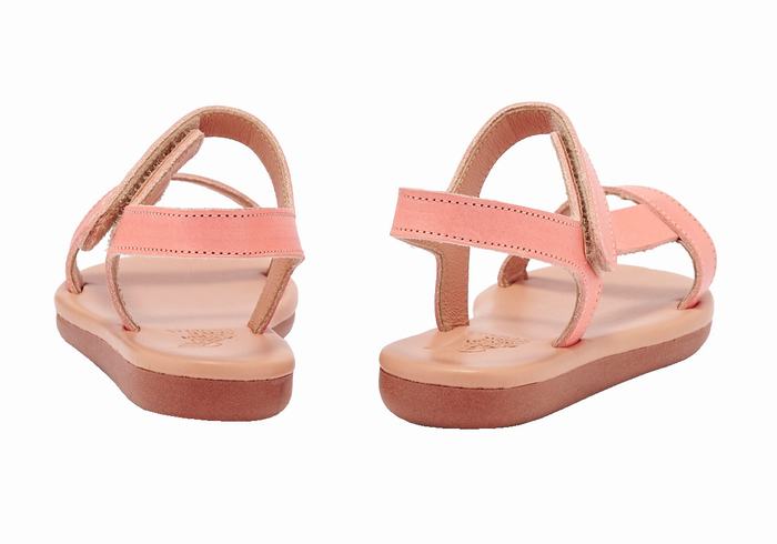 Pink Kids' Ancient Greek Sandals Little Iasonas Soft Casual Sandals | XNS7739QC