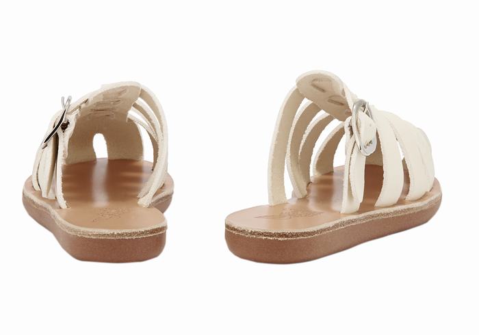 White Kids' Ancient Greek Sandals Little Cosmia Soft Fisherman Sandals | WSD5832IP