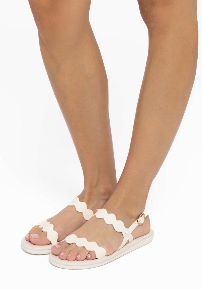 White Women Ancient Greek Sandals Afros Back-Strap Sandals | UCZ2314LP