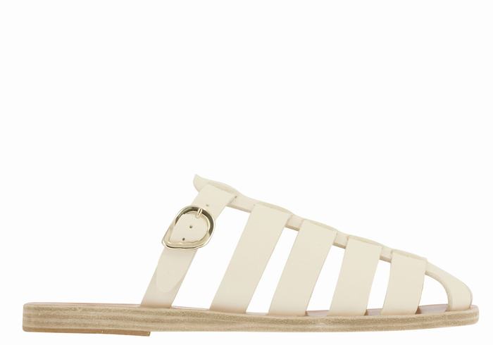 White Women Ancient Greek Sandals Cosmia Fisherman Sandals | BCX5859IC