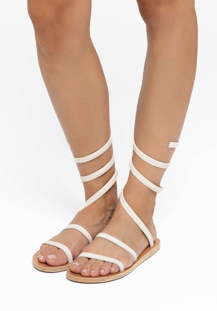 White Women Ancient Greek Sandals Ofis Gladiator Sandals | WYH815SE