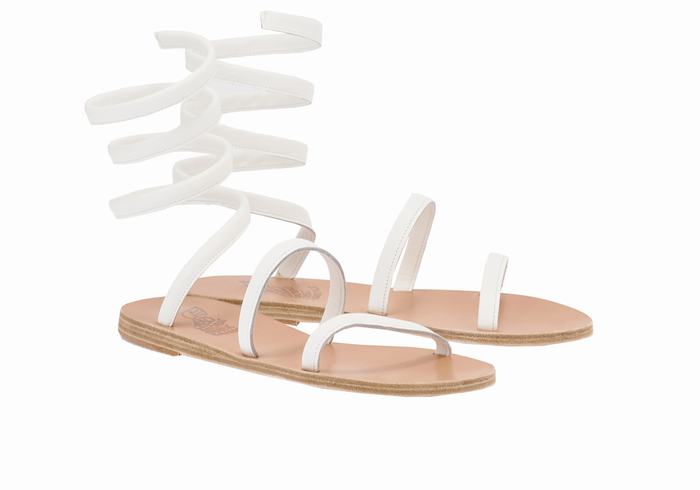 White Women Ancient Greek Sandals Ofis Gladiator Sandals | WYH815SE